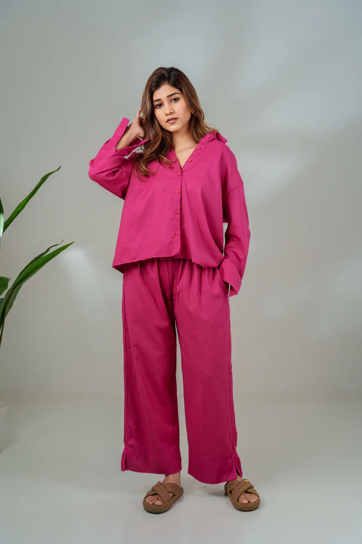 Picture of Bosphorus Luxe Cotton Co-ord Set Outfit for Women