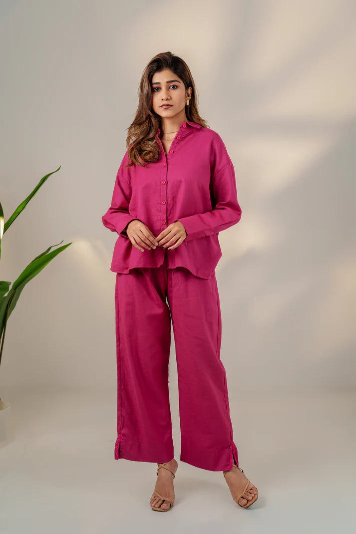 Picture of Bosphorus Luxe Cotton Co-ord Set Outfit for Women