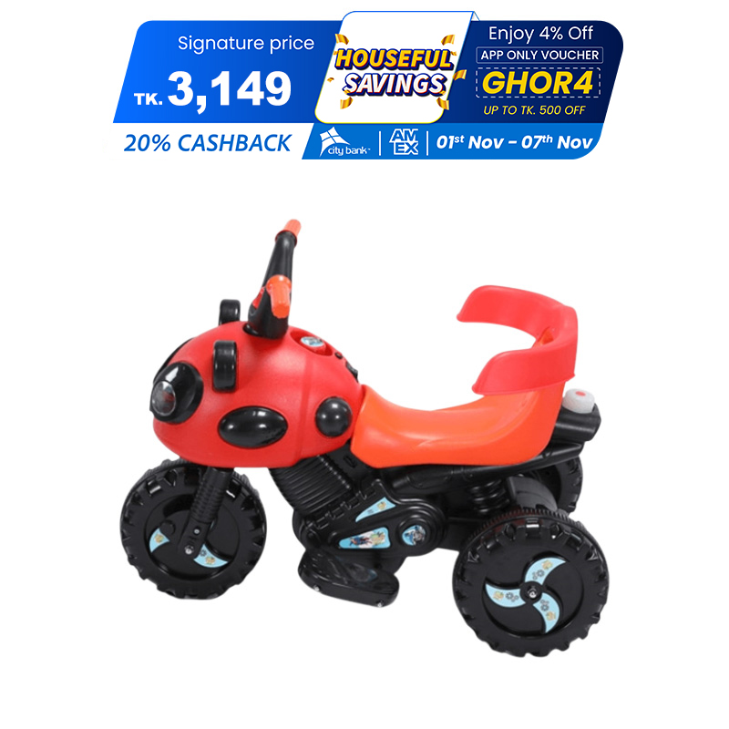 Picture of Jim & Jolly Pikko Tricycle For Kids Indoor and Outdoor Ride Easy and Safe for 2-5 Years Baby Kids