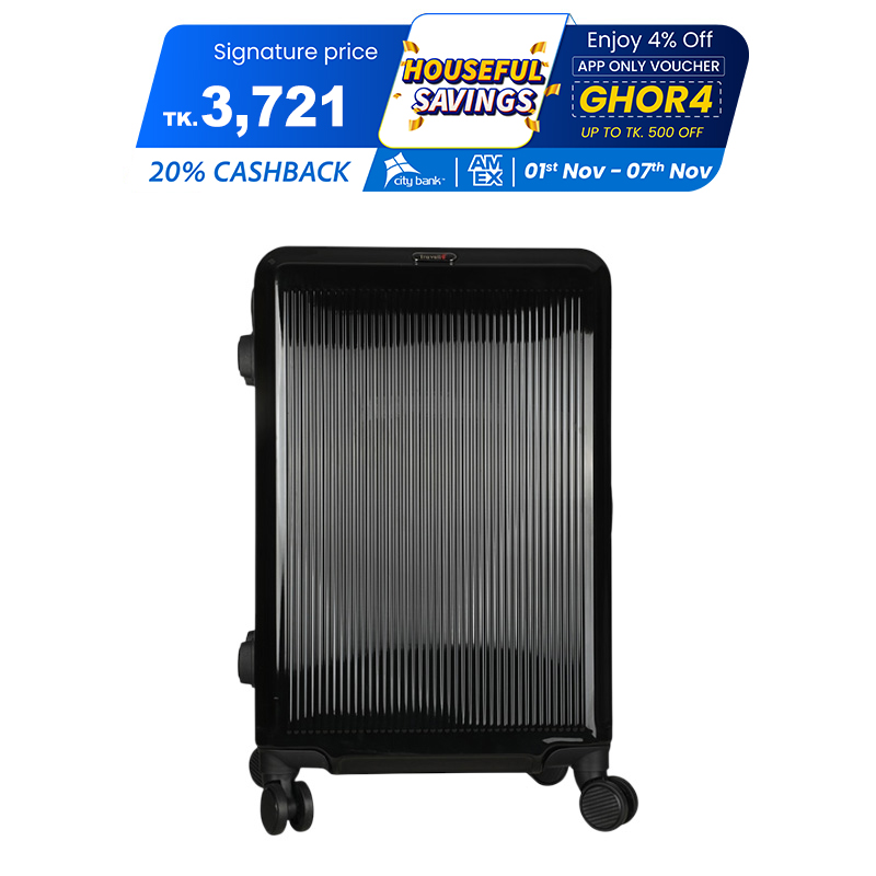 Picture of Travello 24 Inch Royal Zipper Black