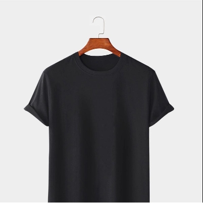 Picture of City Boy Premium Cotton Solid T-Shirt For Men - Black