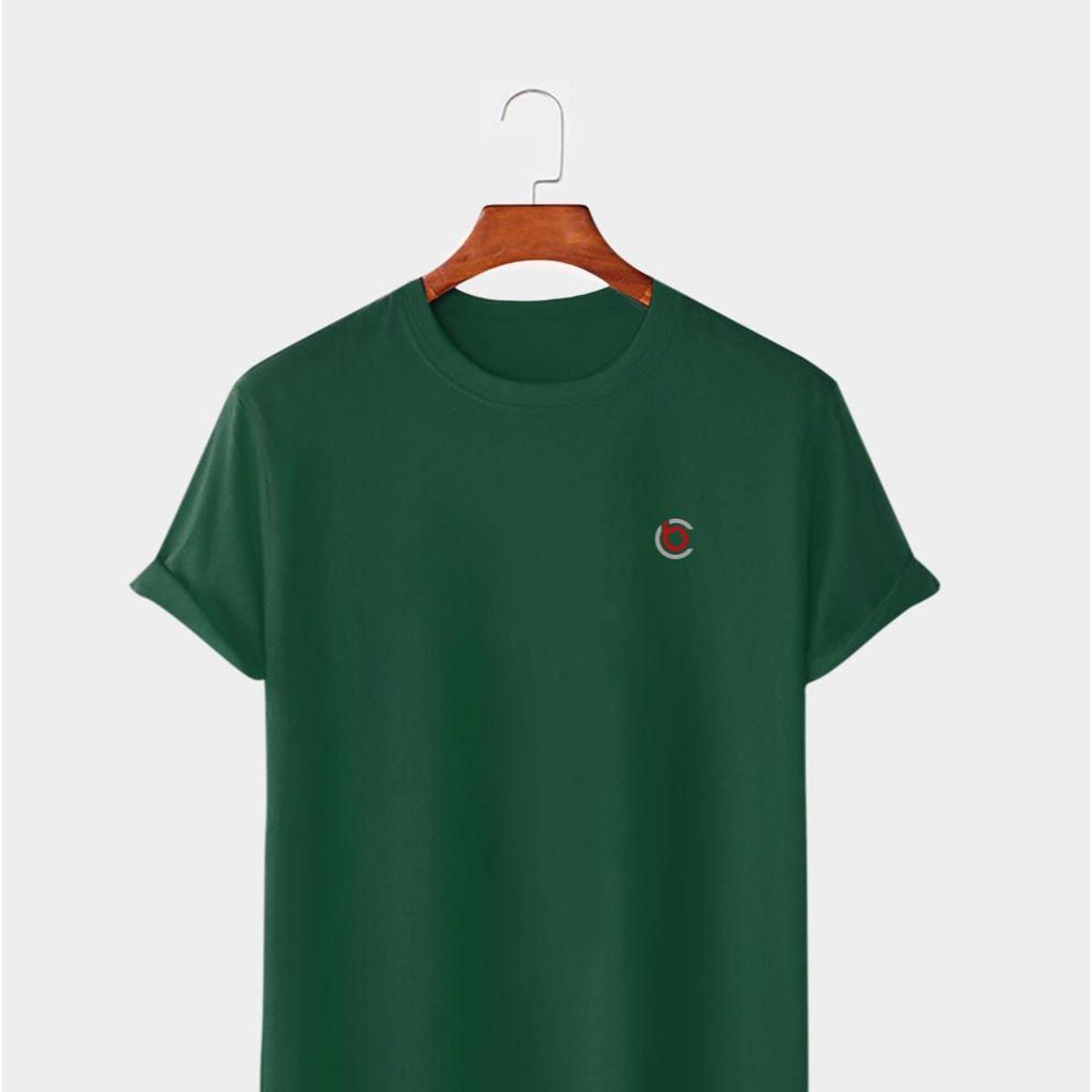 Picture of City Boy Premium Cotton T-Shirt For Men- Deep Green