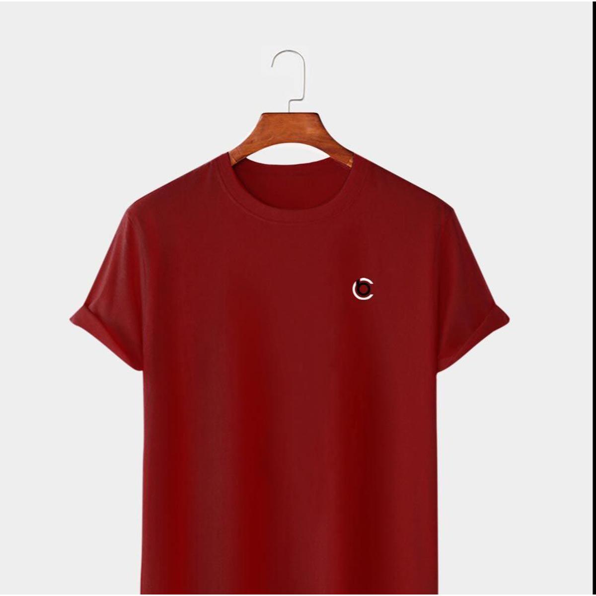 Picture of City Boy Premium Cotton T-Shirt For Men - Maroon