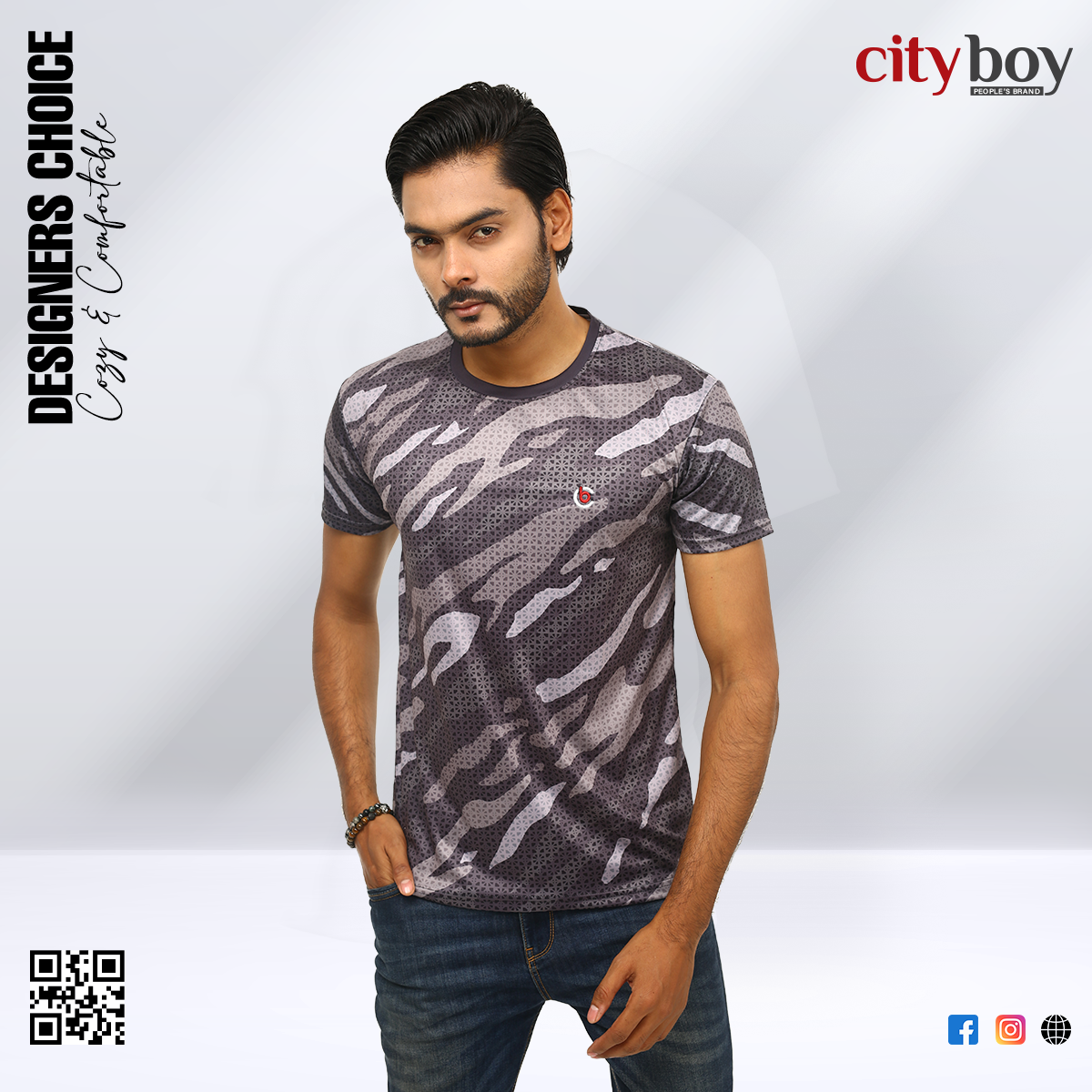 Picture of City Boy Premium Sports T-Shirt For Men