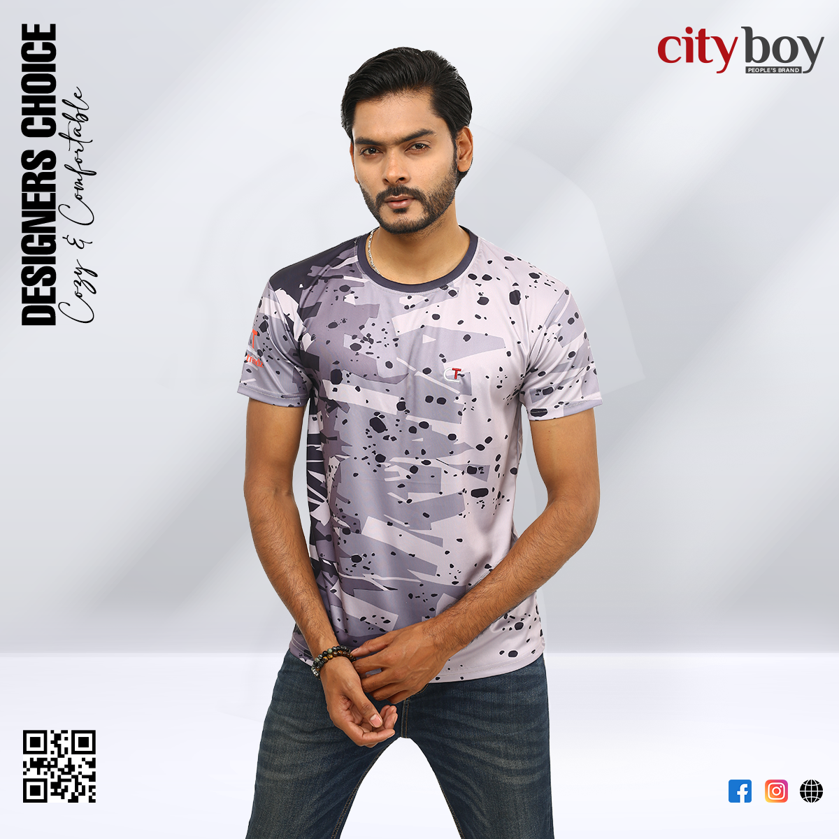Picture of City Boy Premium Sports T-Shirt For Men