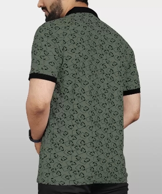 Picture of City Boy New Premium China Polo Shirt-Olive