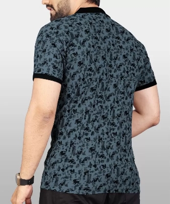 Picture of City Boy New Premium China Polo Shirt-Blue