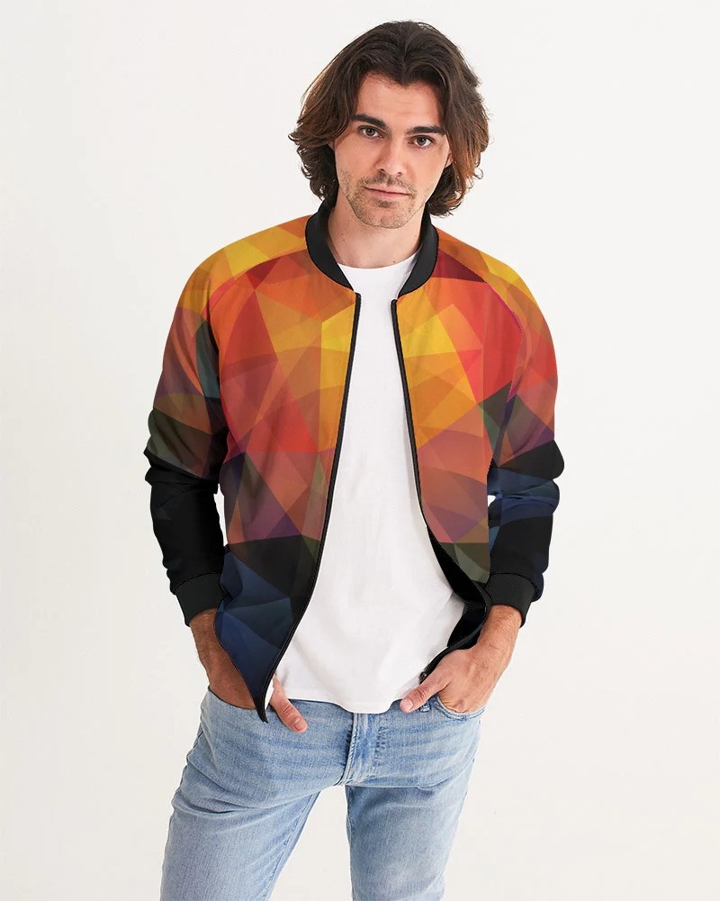 Picture of City Boy Diamond Cut Men's Bomber Jacket