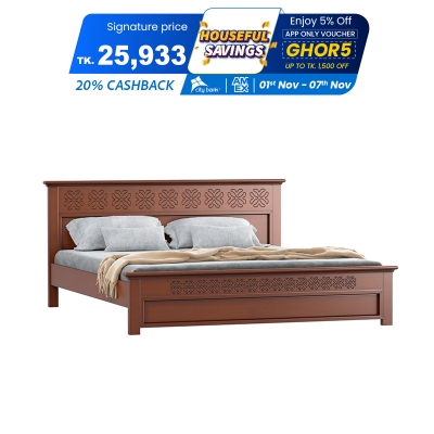 Picture of Regal Florida Classic Wooden Bed BDH-371-3-1-20 (Double)-Without Through 