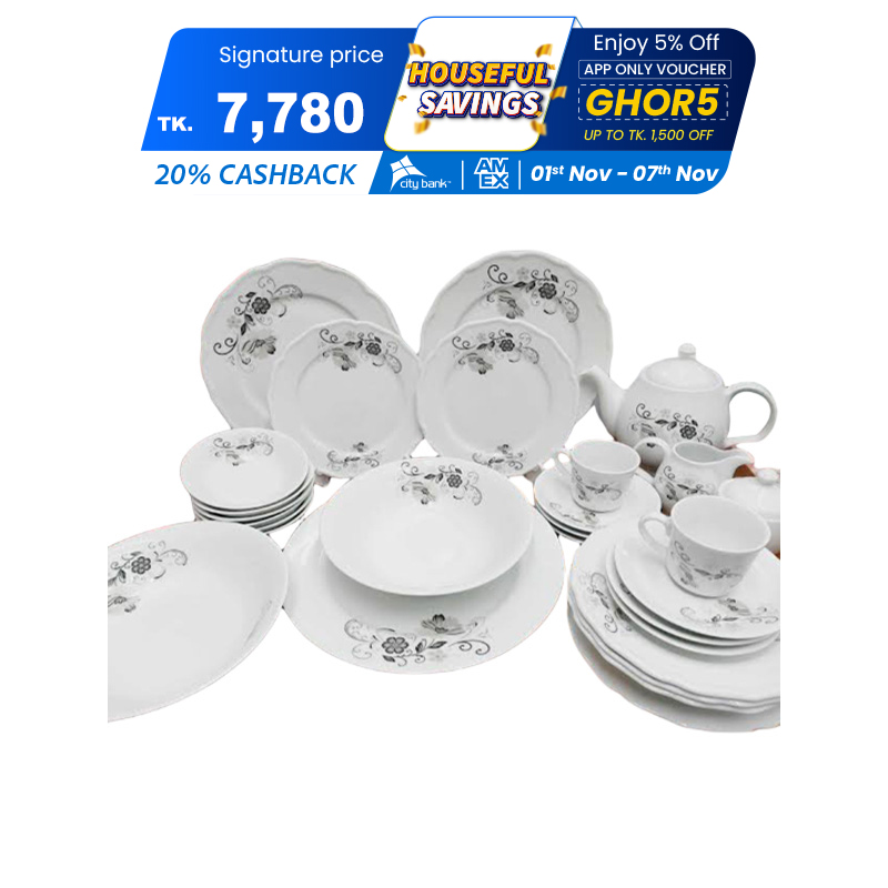 Picture of Akij ceramic 52 pc Dinner set