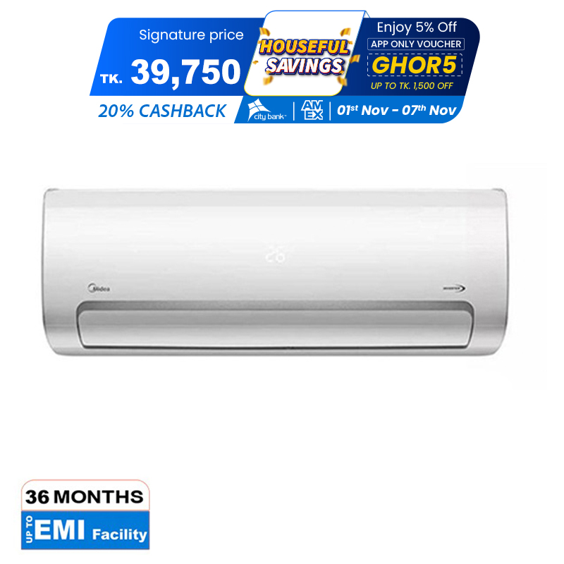 Picture of Midea 1 Ton Inverter Split Type Air Conditioner (MSI12) (Best Price)