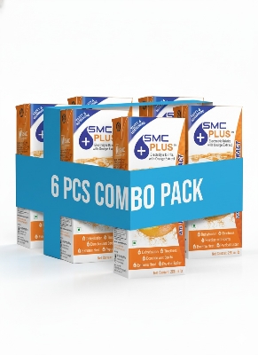 Picture of SMC Plus 250 ml Orange Flavored Electrolyte Drink 6 pcs Combo