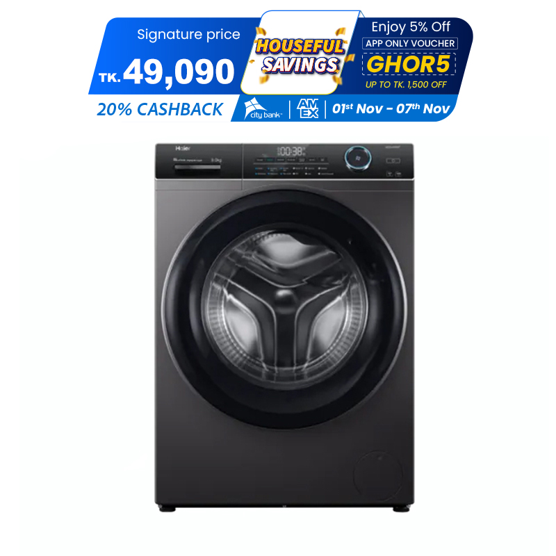Picture of Haier 8 KG Front Loading Washing Machine (HW80-BP12929S6) (Best Price)