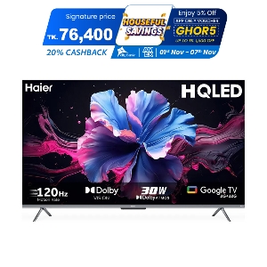 Haier 65" HQLED 4K UHD Google TV (H65P7UX)