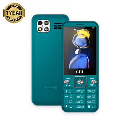 Picture of GDL G71 Feature Phone with Dual SIM, Digital Camera and 2500 mAh Big Battery (Multicolor)