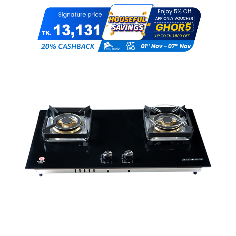 Picture of RFL BUILT IN CERAMIC LPG HOB Rock - Tampered Glass and Ceramic Panel and Flame failure Device