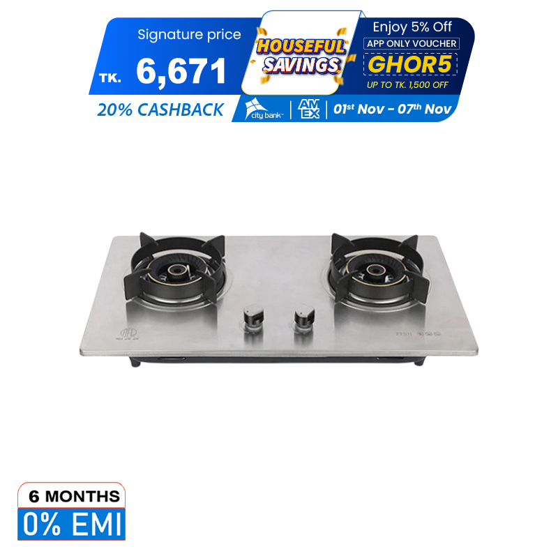 Picture of RFL Stainless Steel Built-In Gas Stoves/HOB BH (22SN) (Line Gas)