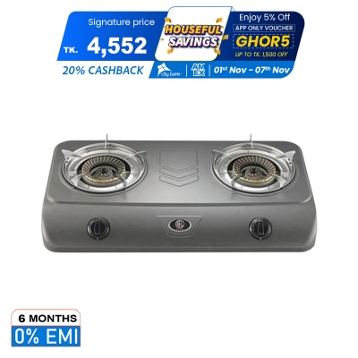 Picture of RFL Double Teflon  Coating Gas Stove (2-06TRB) - (Line Gas)