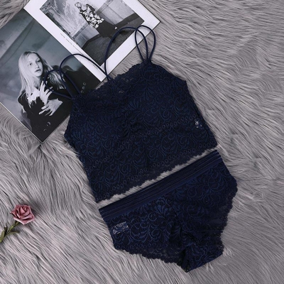 Picture of Khapsu Premium Quality Women Non Pushup Lace Style Padded Bra and Panty Set