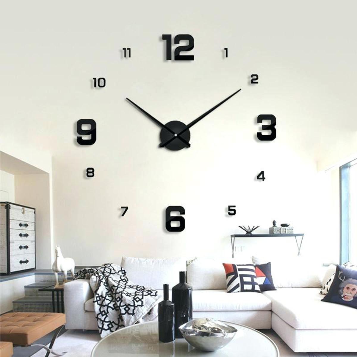 Picture of Khapsu 3D Diy Mirror Wall Clock - Clock - wall clock