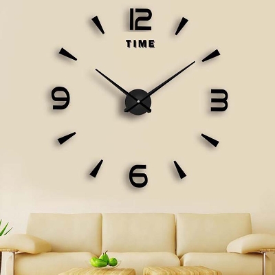 Picture of Khapsu 3D Mirror Acrylic Wall Luxurious  Clock - Clock