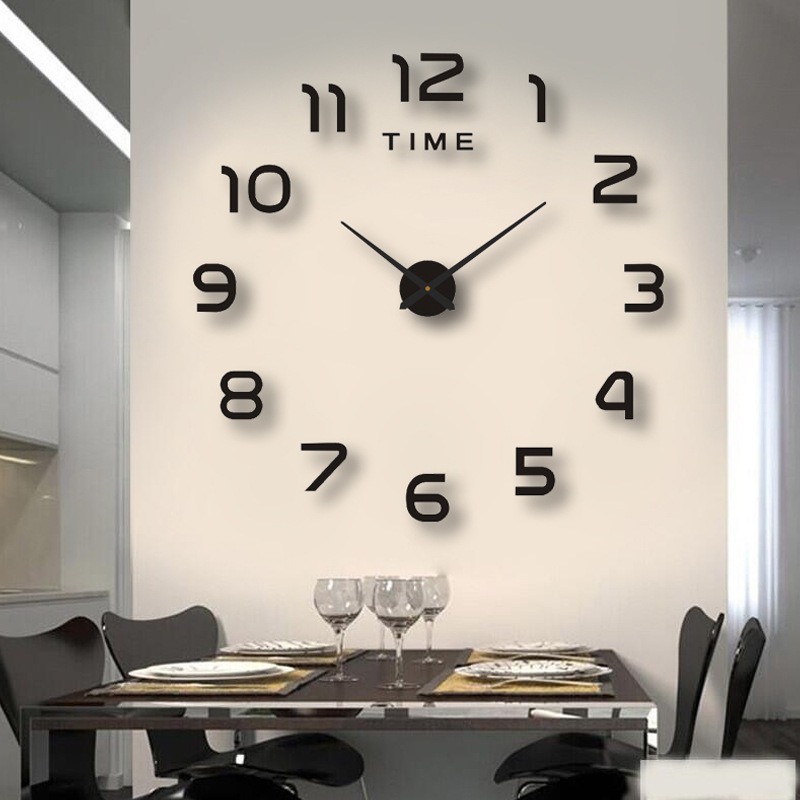 Picture of Khapsu 3D Mirror Acrylic Wall Luxurious  Clock - Clock