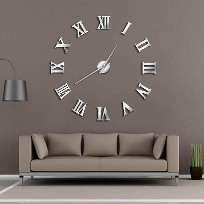 Picture of Khapsu 3D Mirror Acrylic Wall Luxurious  Clock - Clock