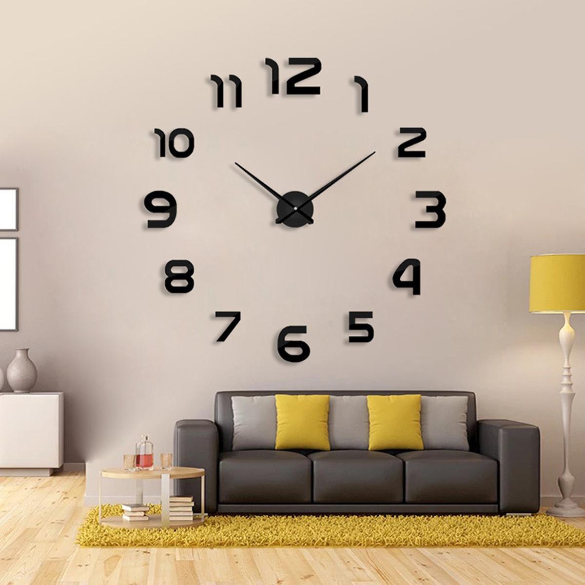 Picture of Khapsu 3D Mirror Acrylic Wall Luxurious  Clock