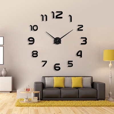 Picture of Khapsu 3D Mirror Acrylic Wall Luxurious  Clock