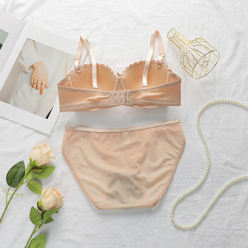 Picture of Khapsu Premium Quality       Women's Lace pushup wired Bra Panty Set