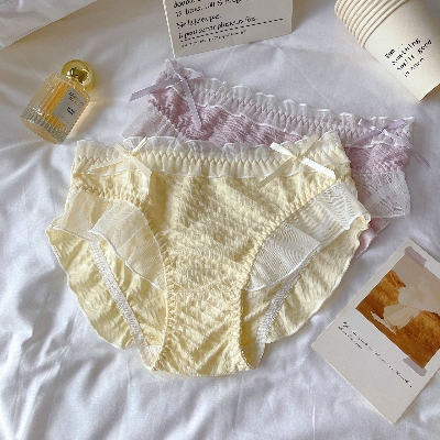 Picture of Khapsu Premium Quality Women's Mid-waist Underwear Panty No Trace Antibacterial