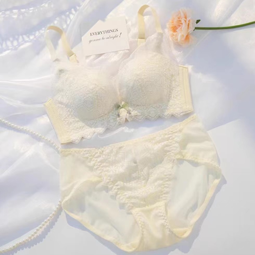 Picture of Khapsu Premium Quality Women's Lace pushup wired Bra Panty Set