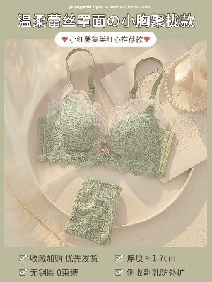 Picture of Khapsu Premium Quality Women's Lace pushup wired Bra Panty Set