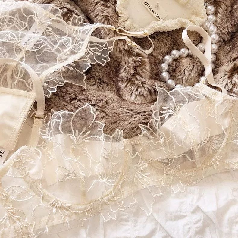 Picture of Khapsu Premium Quality china womens girls full net lingerie set