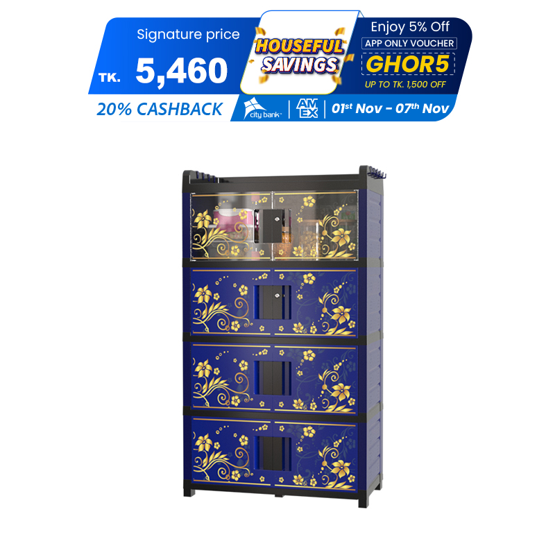 Picture of Kitchen Cabinet Violet+Black-TEL