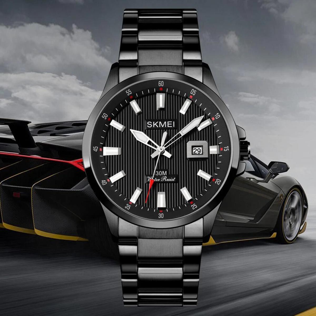 Picture of SKMEI 1654 Luxury Quartz Luminous Dial Date Waterproof Watch FOR Men