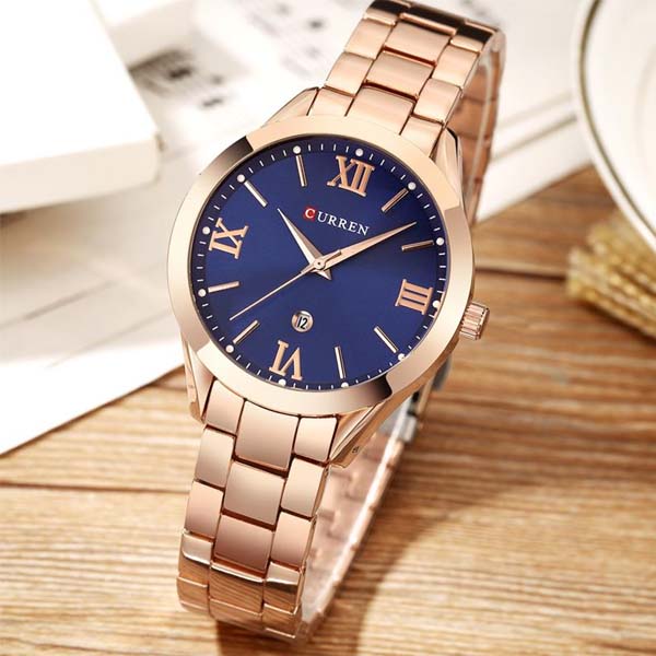 Picture of CURREN 9007 Creative Design Women’s Fashion Quartz Watch – Golden Color
