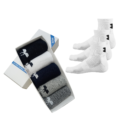 Picture of 5 Pair Performance Tech Cotton Quarter Trainer Socks -FOR ANY ACTIVITY