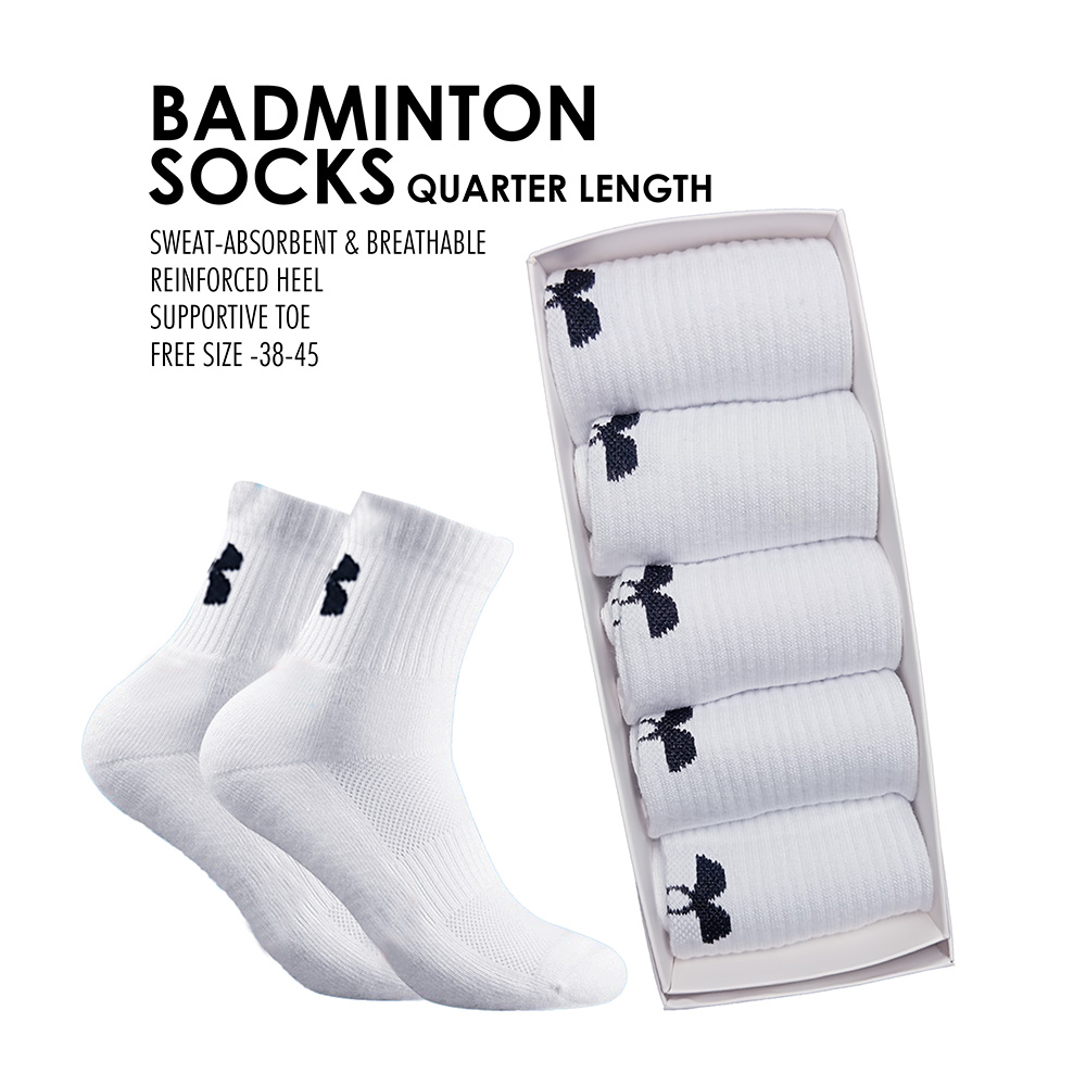 Picture of Locked-In Fit design Socks - Cotton | Sweat Absorption | Quarter Length | Unisex | Free Size Socks -UA