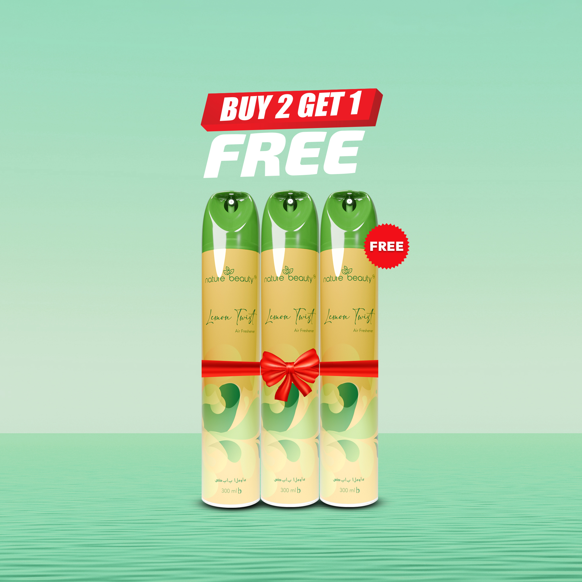 Picture of Nature Beauty Lemon Twist Air Freshener 300ml (Buy 02 Get 01)