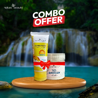 Picture of Nature Beauty Sunscreen 50ml, Nature Beauty Milk Soothing Gel 130ml