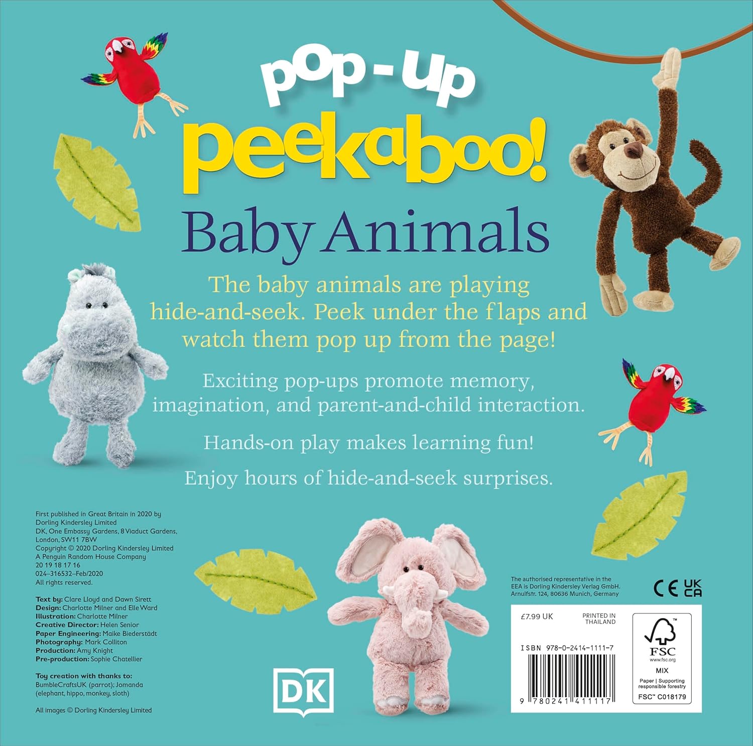 Picture of Pop-Up Peekaboo! Baby Animals (Board book)