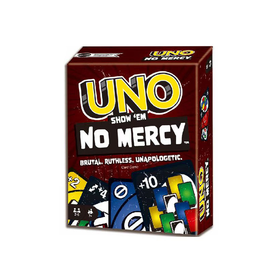 Picture of UNO No Mercy Mattel Games UNO Show ‘em No Mercy Card Game for Kids