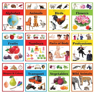 Picture of Early Learning Picture Books Boxset: Pack of 12 Picture Books For Kids (Wipe & Clean) Cards