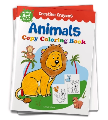 Picture of Colouring Book of Animals: Crayon Copy Colour Books (Creative Crayons) Paperback