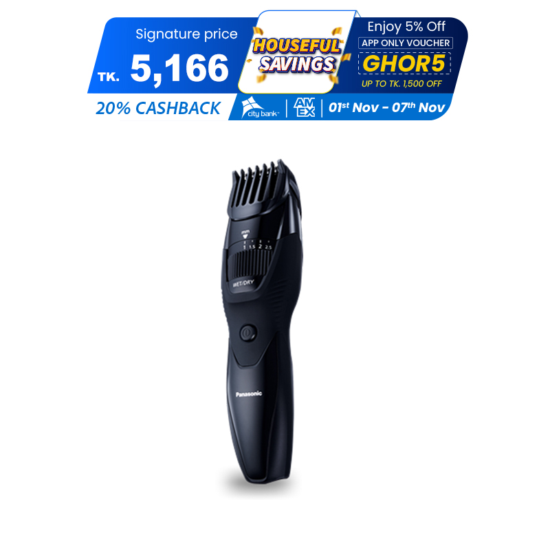 Picture of Panasonic ER-GB42K Cordless Men's Electric Shaver Hair and Beard Trimmer Clipper for Men