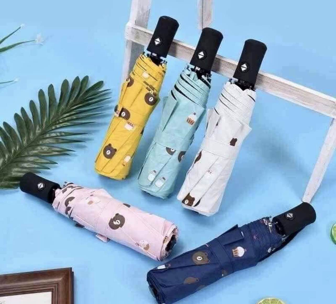 Picture of Bmw Auto Close Umbrella | Bmw Umbrella for Sun & Rain | Bmw Printed Umbrella | Trendy Umbrella