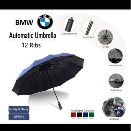 Picture of Bmw Umbrella 12 Ribs auto close | BMW automatic Umbrella  12 shik | BMW 12K Umbrella windproof