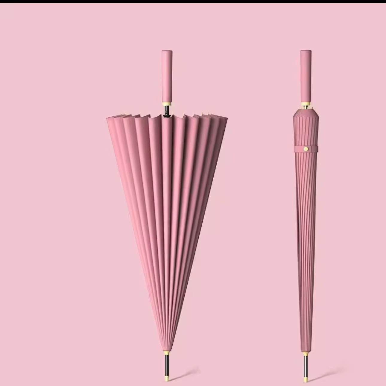 Picture of 24 Ribs Windproof Heavy Duty Umbrella | 24k Retro Umbrella | High Quality Luxury Umbrella | Straight Golf Umbrella Retro Design