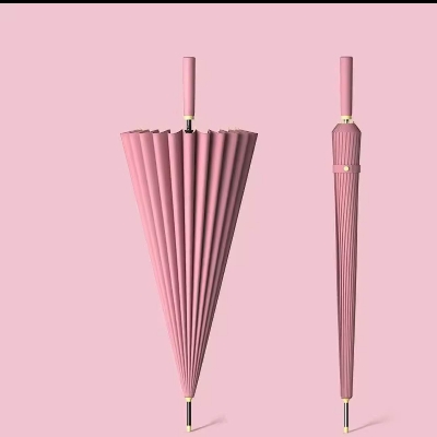 Picture of 24 Ribs Windproof Heavy Duty Umbrella | 24k Retro Umbrella | High Quality Luxury Umbrella | Straight Golf Umbrella Retro Design